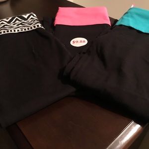 Set of 3 Capri yoga pants